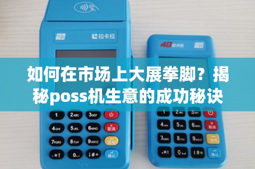 如何在市场上大展拳脚？揭秘poss机生意的成功秘诀！
