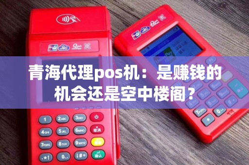 青海代理pos机：是赚钱的机会还是空中楼阁？