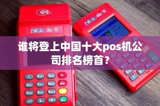 谁将登上中国十大pos机公司排名榜首？