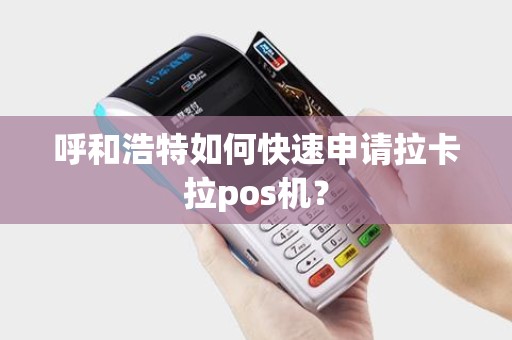 呼和浩特如何快速申请拉卡拉pos机？