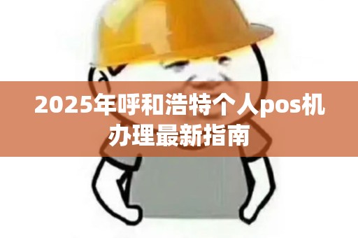 2025年呼和浩特个人pos机办理最新指南