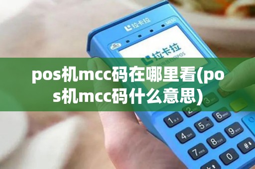 pos机mcc码在哪里看(pos机mcc码什么意思)