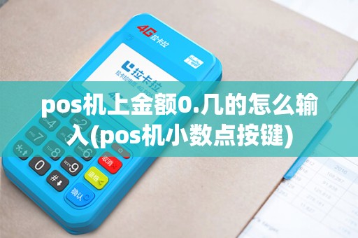 pos机上金额0.几的怎么输入(pos机小数点按键)