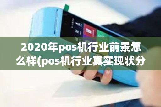 2020年pos机行业前景怎么样(pos机行业真实现状分析)