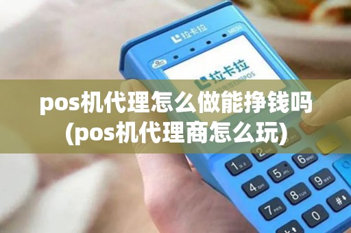 pos机代理怎么做能挣钱吗(pos机代理商怎么玩)