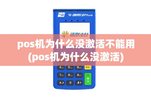 pos机为什么没激活不能用(pos机为什么没激活)
