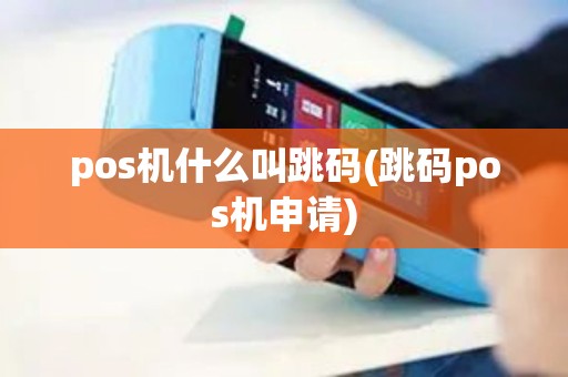pos机什么叫跳码(跳码pos机申请)