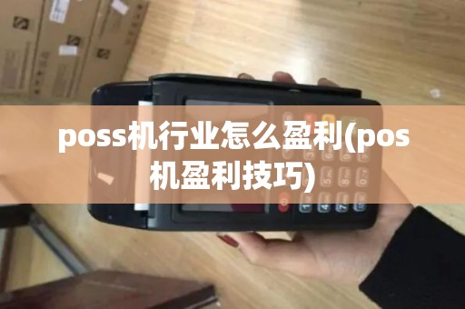 poss机行业怎么盈利(pos机盈利技巧)
