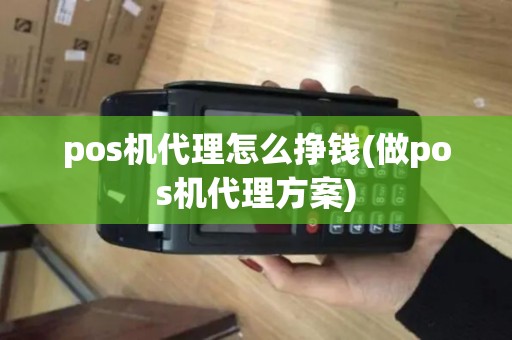 pos机代理怎么挣钱(做pos机代理方案)