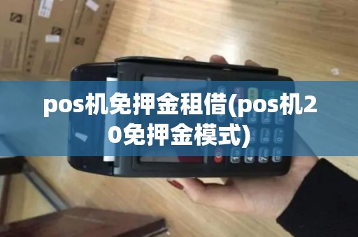 pos机免押金租借(pos机20免押金模式)