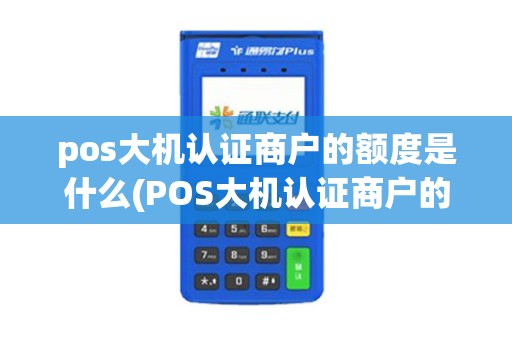 pos大机认证商户的额度是什么(POS大机认证商户的额度)