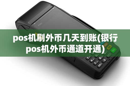 pos机刷外币几天到账(银行pos机外币通道开通)