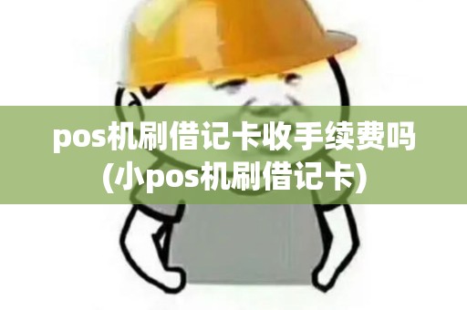 pos机刷借记卡收手续费吗(小pos机刷借记卡)