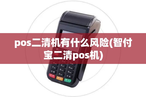 pos二清机有什么风险(智付宝二清pos机)