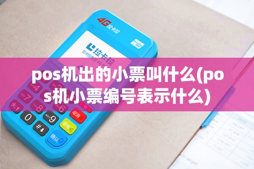 pos机出的小票叫什么(pos机小票编号表示什么)