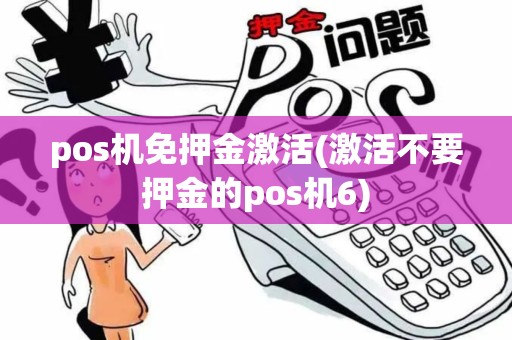 pos机免押金激活(激活不要押金的pos机6)