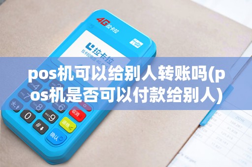 pos机可以给别人转账吗(pos机是否可以付款给别人)
