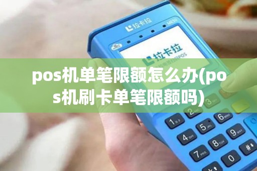 pos机单笔限额怎么办(pos机刷卡单笔限额吗)