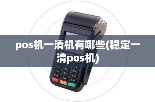 pos机一清机有哪些(稳定一清pos机)