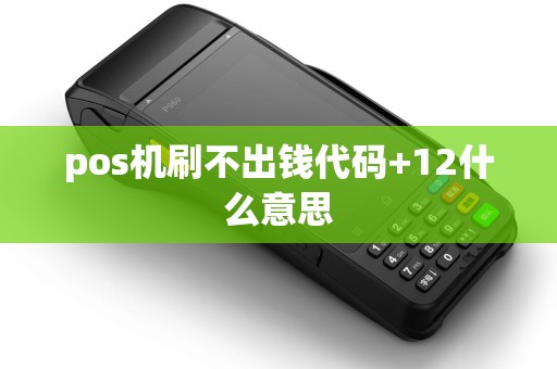 pos机刷不出钱代码+12什么意思