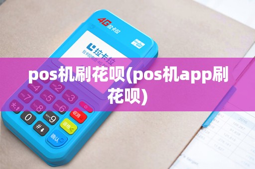 pos机刷花呗(pos机app刷花呗)