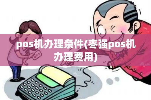 pos机办理条件(枣强pos机办理费用)