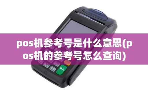 pos机参考号是什么意思(pos机的参考号怎么查询)