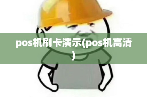 pos机刷卡演示(pos机高清)