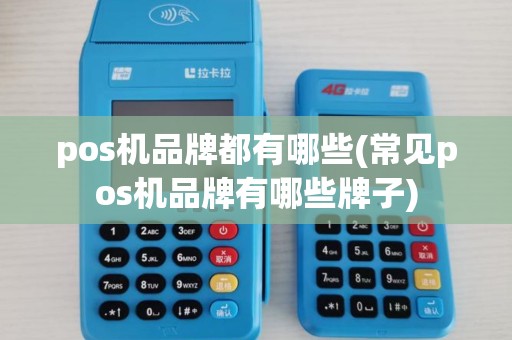 pos机品牌都有哪些(常见pos机品牌有哪些牌子)