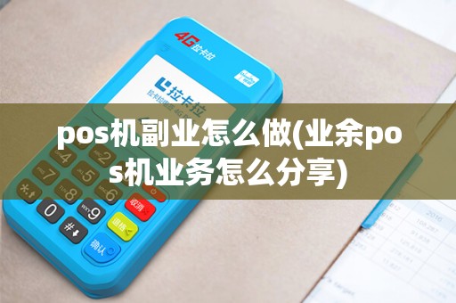 pos机副业怎么做(业余pos机业务怎么分享)