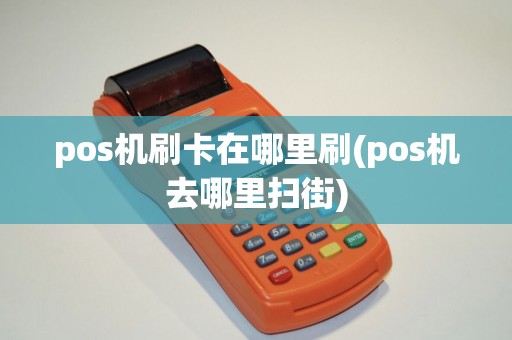 pos机刷卡在哪里刷(pos机去哪里扫街)