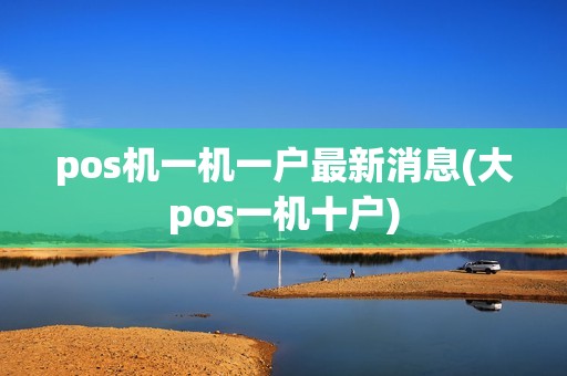 pos机一机一户最新消息(大pos一机十户)