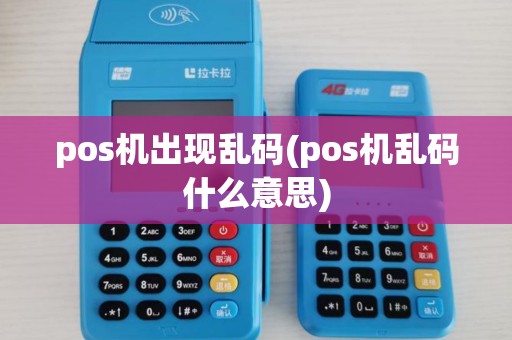 pos机出现乱码(pos机乱码什么意思)