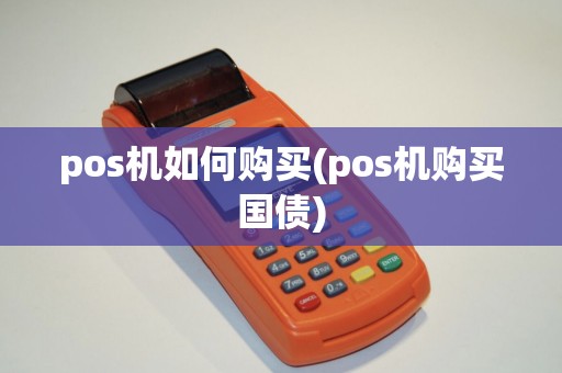 pos机如何购买(pos机购买国债)