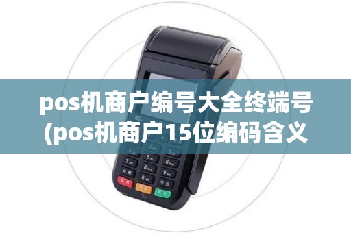 pos机商户编号大全终端号(pos机商户15位编码含义)