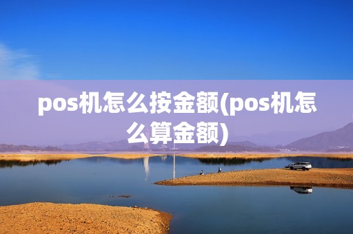 pos机怎么按金额(pos机怎么算金额)