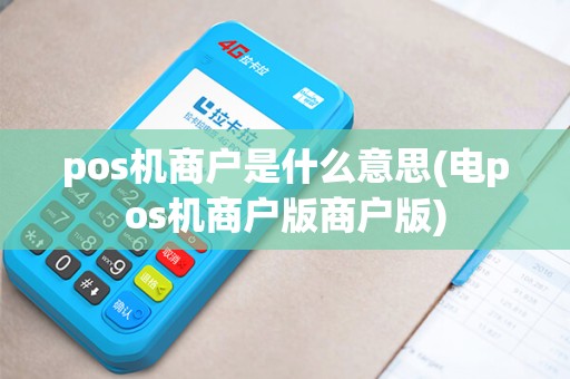 pos机商户是什么意思(电pos机商户版商户版)