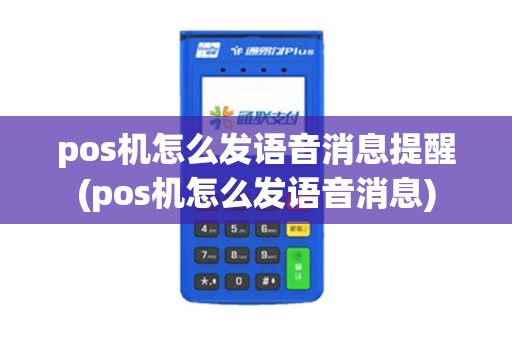 pos机怎么发语音消息提醒(pos机怎么发语音消息)