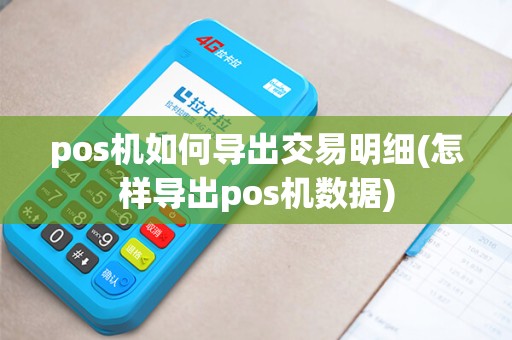 pos机如何导出交易明细(怎样导出pos机数据)