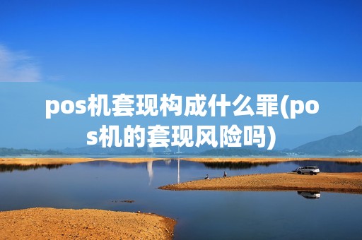 pos机套现构成什么罪(pos机的套现风险吗)