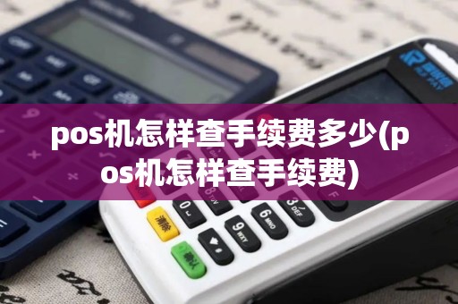 pos机怎样查手续费多少(pos机怎样查手续费)