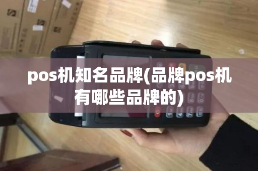 pos机知名品牌(品牌pos机有哪些品牌的)