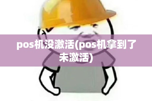 pos机没激活(pos机拿到了未激活)