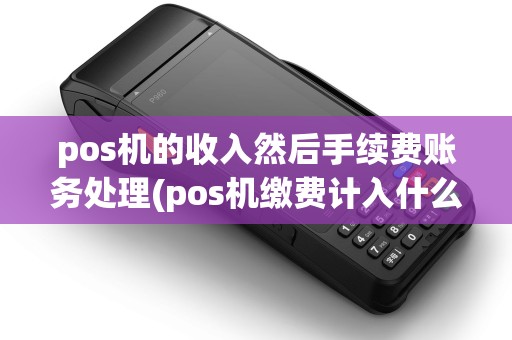 pos机的收入然后手续费账务处理(pos机缴费计入什么业务)