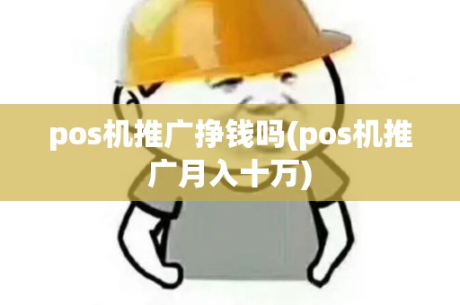 pos机推广挣钱吗(pos机推广月入十万)
