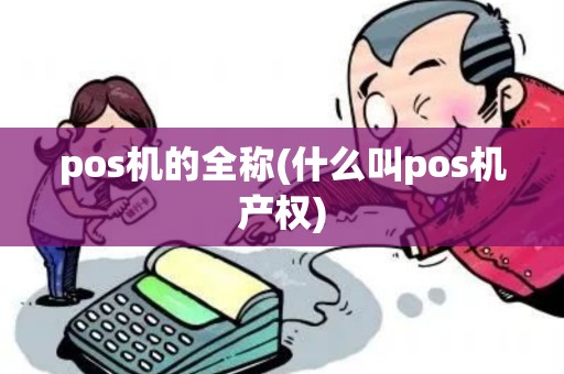 pos机的全称(什么叫pos机产权)