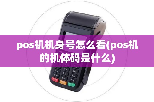 pos机机身号怎么看(pos机的机体码是什么)