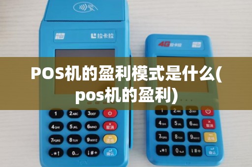 POS机的盈利模式是什么(pos机的盈利)