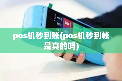 pos机秒到账(pos机秒到帐是真的吗)