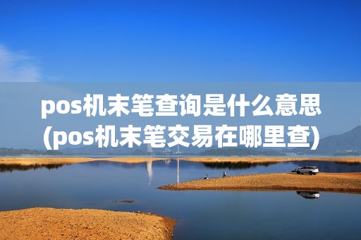 pos机末笔查询是什么意思(pos机末笔交易在哪里查)